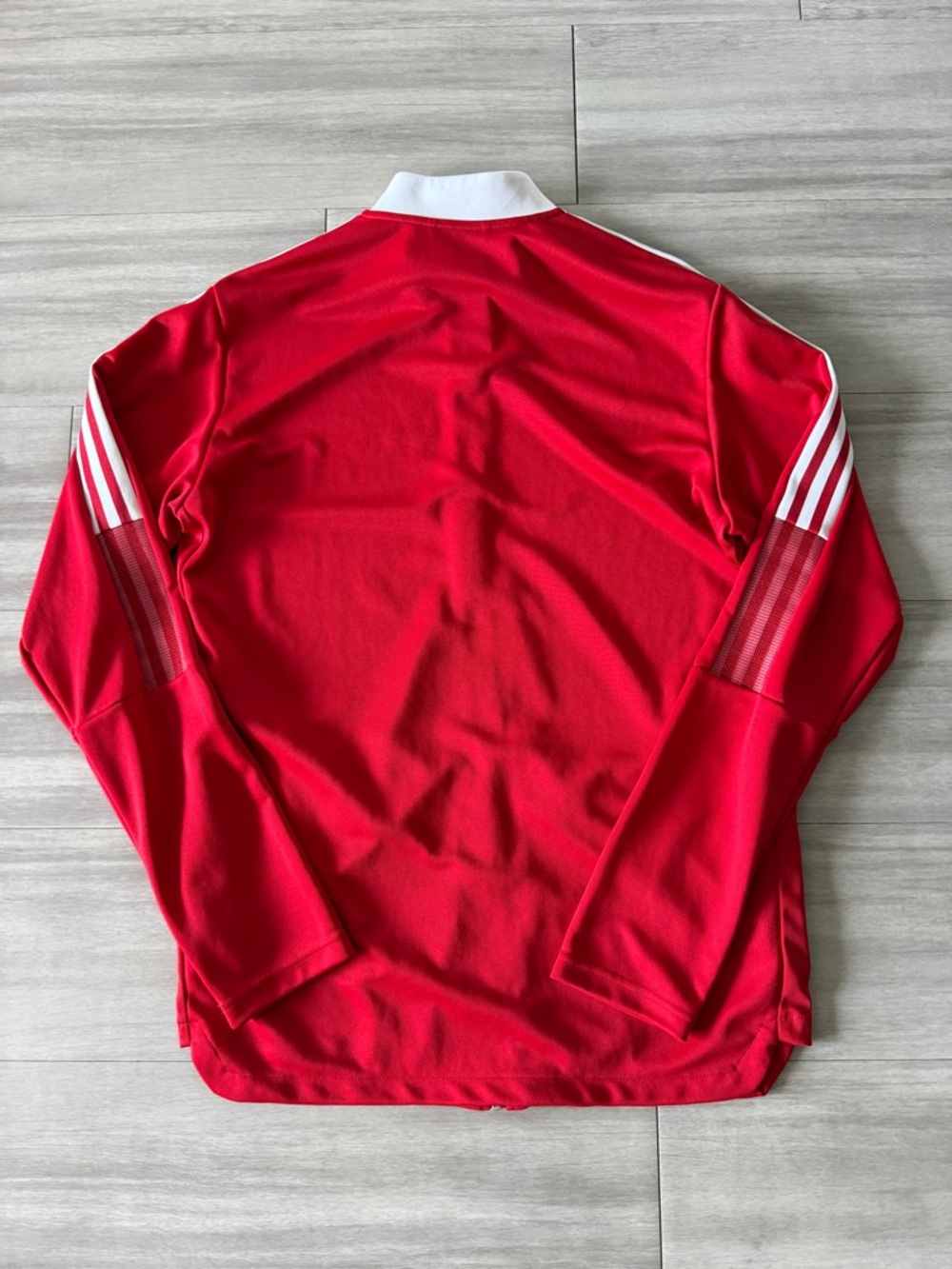 Adidas Men's Red Training Track Jacket - Full Zip (Large) - Picture 8 of 8